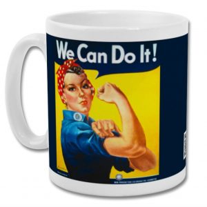 You Can Do It Mug with Rosie the Riveter
