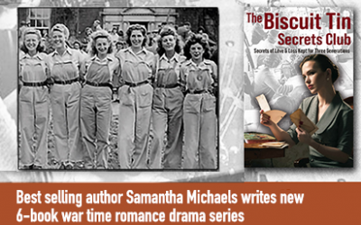 The Secret’s Out! Samantha Michaels New 6-Book Wartime Drama Series
